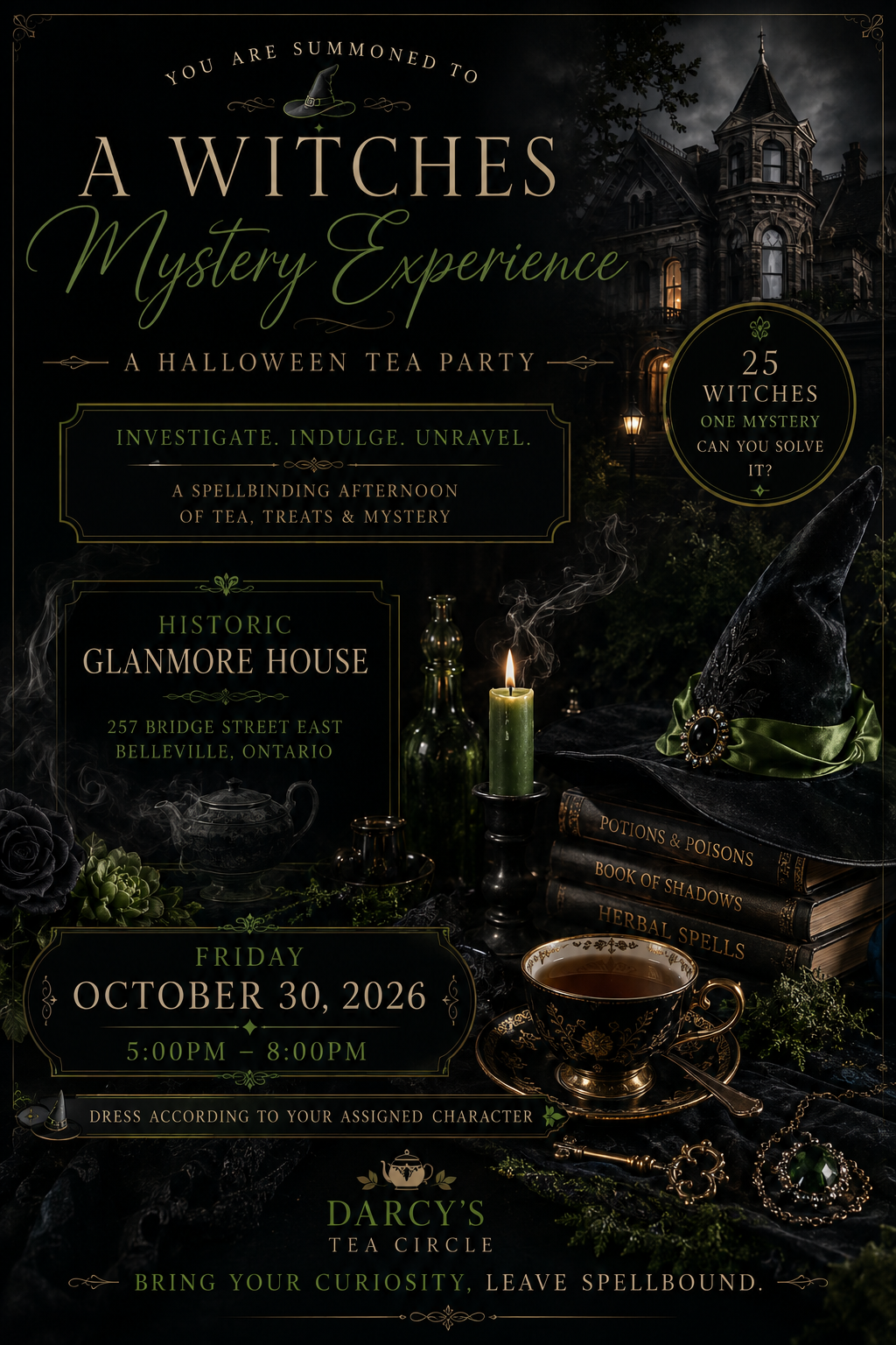 The Midnight Circle: A Halloween Tea Mystery